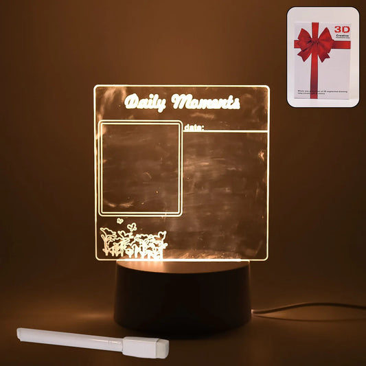 Creative Visualization Lamp 3 D Acrylic Decorative Lamp (1 Pc)