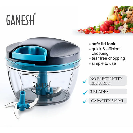 GANESH Wonder Chopper, Grey (470Ml)