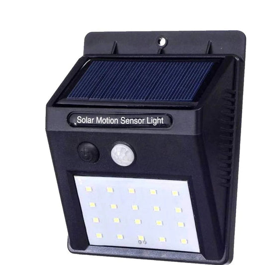 Solar Security LED Night Light for Home Outdoor / Garden Wall (Black) (30-LED Lights)
