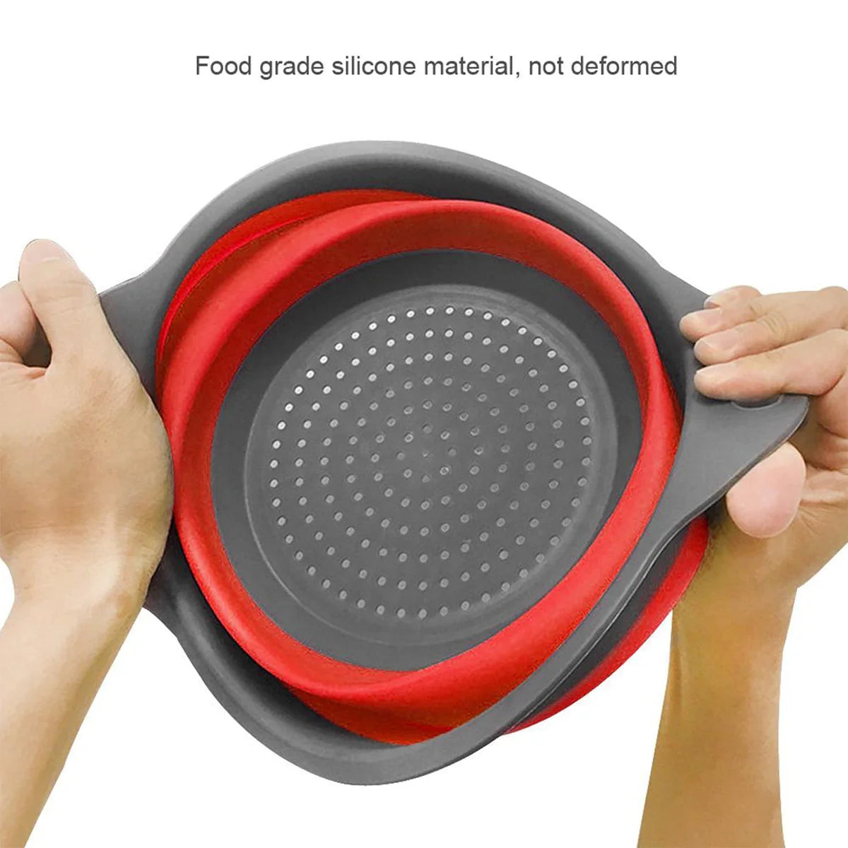 Round Sili Strain used in all kinds of household and official kitchen purposes as a Foldable utensil.