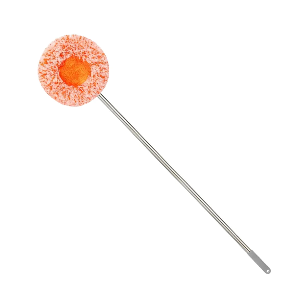Stainless Steel, Plastic 360° Rotatable Adjustable Cleaning Mop, Extendable with Long Handle, Multifunctional Dust Household Rotating Mops for Wall Ceiling Window Floor(360 Degree Orange mop)