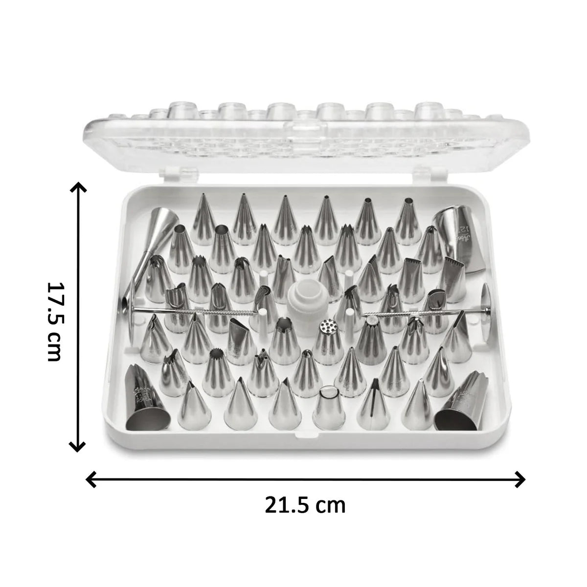 Cake Nozzle Set for Pastry Decorations (55-Piece)