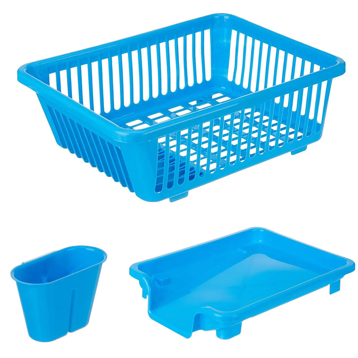 Plastic Sink Dish Drainer Drying Rack (With Brown Box)